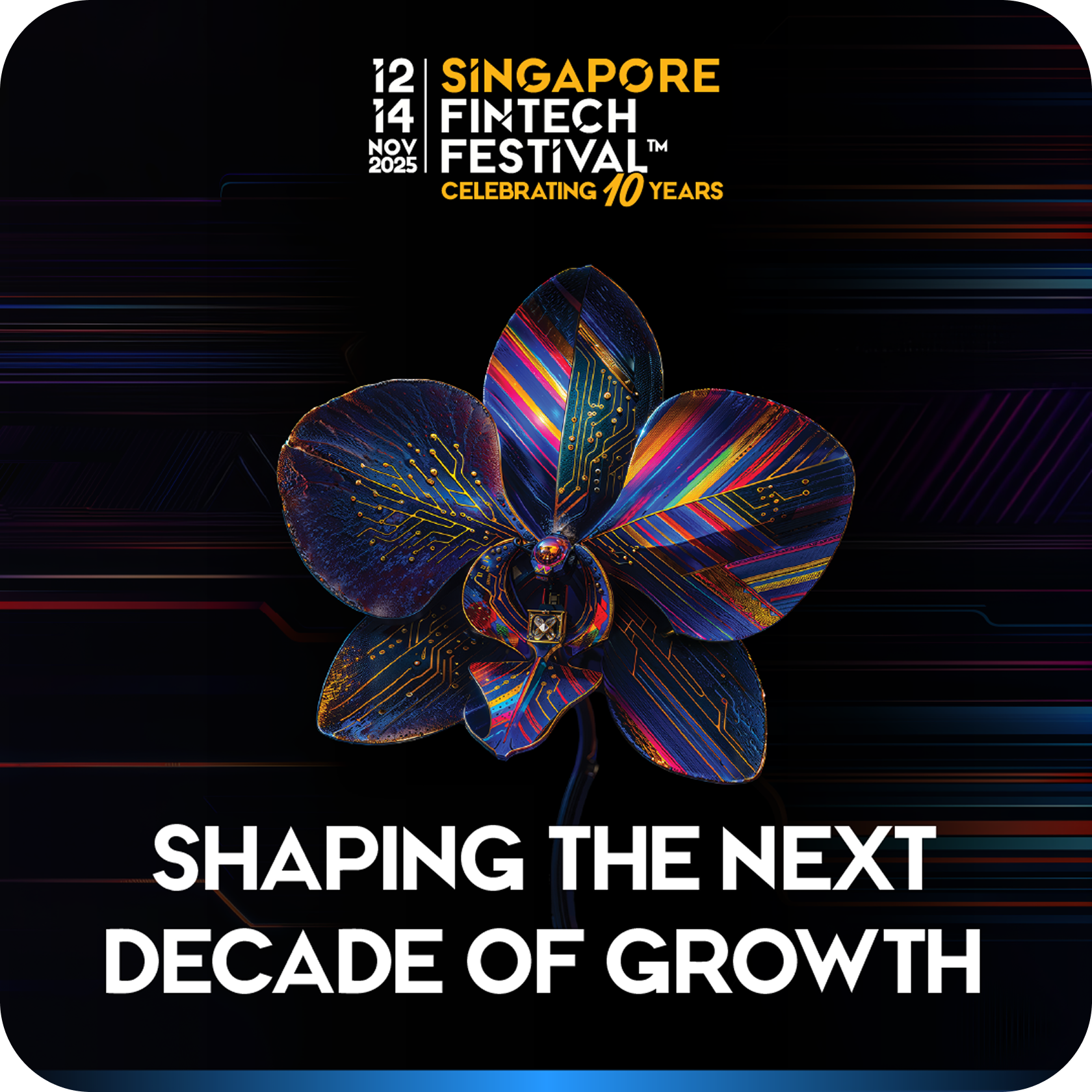 Singapore FinTech Festival 2025 - Shaping the Next Decade of Growth, November 12-14, 2025